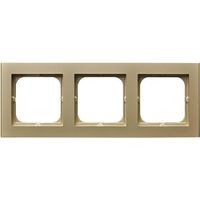 Plaque de finition Ospel sonata triple champagne gold