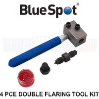 BlueSpot 4pc Double Car Brake Pipe Flaring Flare Tool Hand Kit 3/16" SAE