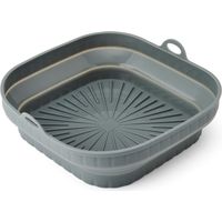 liner friteuse craft collapsible air fryer silicone pliable 20x20x6 cm