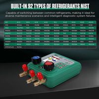 Manómetro DUOYI para aire acondicionado, medidor de fugas de refrigerante, comprobador de presión de vacío y temperatura (Di())