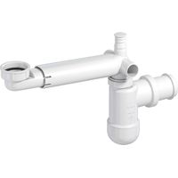 PREVEX Preloc Sifon für Waschbecken / Badezimmer, platzsparender Universal-Siphon aus recyceltem Kunststoff PREVEX Preloc Sifon für Waschbecken / Badezimmer, platzsparender Universal-Siphon aus recy