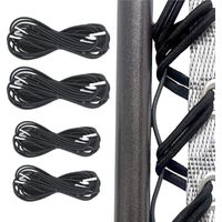 Elastisches Spannband für Liegestühle, universell, 4 Stück (2 x 2,2 m + 2 x 1,4 m), für Zero Gravity Relax Chair, elastischer Sessel, elastische Chaiselongue, lang ersetzt oben, kurz ersetzt unten (sc