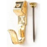 Haken X Nummer 1, mit Anstecknadel, 10 Stück