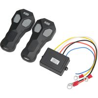 Kit de télécommande de treuil sans fil avec indicateur, portée de 75 pieds, 12V, Anti-interférence, universel pour véhicules
