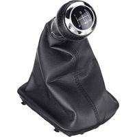 Boîte de Vitesses Manuelle en Cuir 5 Vitesses Poignée de Changement de Couverture pour Audi A3 A4 Q5 S3 S4 B5 B6 B7 C5 - KZQ