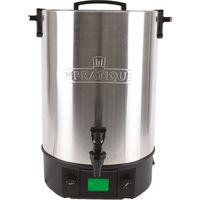 Esterilizador eléctrico automático de acero inoxidable con pantalla LCD 2200W (14 frascos de 1 L) - La práctica