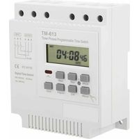 Minuterie Programable - Minuteur 380V TM-613 Commutateur de minuterie pour moteur triphasé