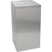 KWC AR Abfallbehälter, RODAN, Edelstahl, 275x609x207 mm, Aufputz, ca. 30 l