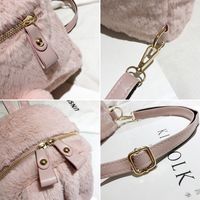Sac à dos lapin pour femme, mini sac à dos peluche oreilles de lapin, sacoche lapin duveteuse, sac à dos décontracté pour filles