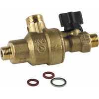 Diff – Disconnecteur pour chauffage central – Robinet intégré – Filetage plomberie 1/2" – Compatible ELM Leblanc