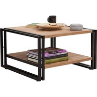 Table basse Cosmo Arena pin atlantique, 70 x 40 x 70 cm