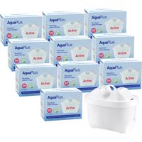 10 cartouches filtrantes AquaPlus pour carafes Brita, Dafi, Aquaphor (remplacement)