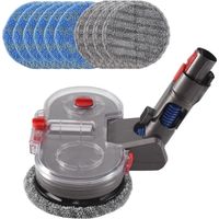 Reinigungszubehör für Staubsauger der Modelle V15, V11, V10, V8 und V7, elektrisches Reinigungszubehör mit Wassertank und 12 waschbaren Wischmopp-Pads.