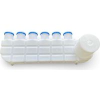 Zewotherm Lüftungsverteiler Verteilerbalken Verteiler Lüftung 6-Fach LVS-BL 6 x 75 / 160 14040239
