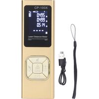 Télémètre Laser Numérique Haute Précision Portatif Mesure de Distance 100m avec Écran LCD Rétroéclairé
