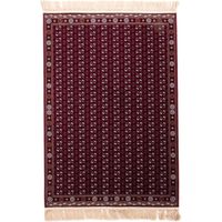 Tapis persan Afghan Mauri - 150x100cm, Rectangular - 100% Acrylique - Tissé - Rouge foncé