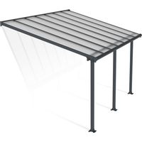 Palram - Canopia Terrassenüberdachung Olympia Anthrazit 295x425x305 cm