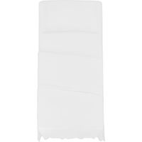 KLULK Set Lenzuola Completo Letto Singolo Bianco, Lenzuolo Sotto Con Angoli + Lenzuolo Sopra + Federa 100% Cotone