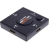 Interruttore 3x1 HDMI Nero Yatek YK-0301C
