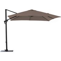 Sonnenschirm 3x3m Roma - grau/taupe