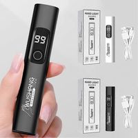 Lampe UV portable rechargeable pour ongles, sèche-ongles LED à séchage rapide pour nail art