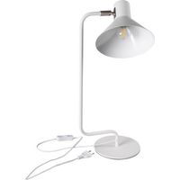 Lampe de table blanche allongée NEDIA E14 10W Kanlux