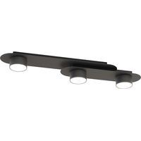 Lampada a Soffitto Stilo, Metallo, Nero, 70x10x20 cm