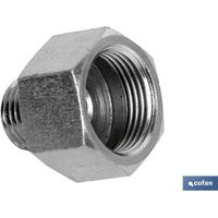 COFAN reducción 16 x 1,5 - 1/8 gas , Reduccion de rosca metálico.
