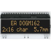 DISPLAY VISIONS Display a 7 segmenti 5.57 mm 3.3 V, 5 V Numero in cifre: 2 EADOGM162S-A