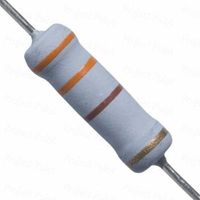 330r 2w Résistance aux oxydes métalliques 330 Ohm 2w 5% 330r2w