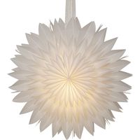Papierstern Dis, weiß, Ø 50cm