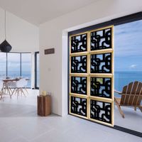 SMART - Moduli Decorativi in Legno e PVC - Misura: 73x73 cm - Colore: nero