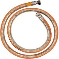 Tuyau Gaz Inox But/Prop 1m50 - NF - Vissage Sans Date Limite - Résistant et Durable - D-Work