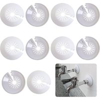 Cache-tuyau de radiateur, 10 pièces, cache-tuyau de radiateur, garniture de cache-tuyau en plastique (10-25 mm)