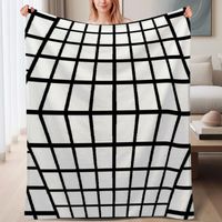 Pour les climats froids : couverture moelleuse 60x80 pouces, épaisse et isolante
