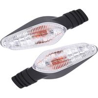 Paar Blinker für Ducati Streetfighter 848, 1099, Multistrada 1200 mit klaren Gläsern