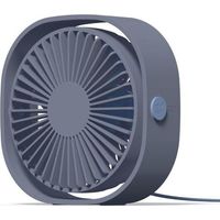 Ventilateur USB, mini ventilateur, ventilateur silencieux, ventilateur USB silencieux portable 3 vitesses réglables USB, ventilateur USB pour camping, bureau, sport, voyage, alimenté par USB (bleu)
