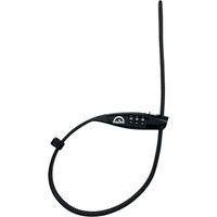 Fascetta in acciaio combinata da 45 cm con anima in acciaio inossidabile nero da 1 cm