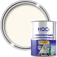 HQC Vinyl Matt Emulsion Paint - Matt Finish for Interior Walls & Ceilings - Ivory - 5L