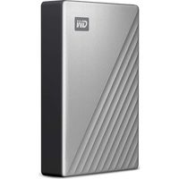 WD My Passport Ultra 4TB Silver USB-C/USB3.0 HDD 6,4cm 2,5Zoll Metal finish RTL portable extern