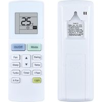 Air Conditioner Télécommande de Remplacement pour Gree Montana Daitsu Hiyasu AC Air Conditioner YAW1F YAW1F1 DS-9UIDN DS12UI-DN DS-12KDB DS18K-DB DS18UI-DA-W GWH09AAB-K6DNA2B/I-DOU