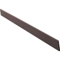 Plinthe pour receveur de douche Poalgi, gris Tundra, L.9 x l.180 cm, finition sable