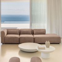 Canapé d'angle modulaire 3 pièces avec méridienne droite Fogler SKLUM