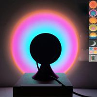 lampe Coucher De Soleil Modle A, Lampe Coucher De Soleil, Lampe De Projection Coucher De Soleil, Lampe De Projection Led Usb Rotative 360, Lampe
