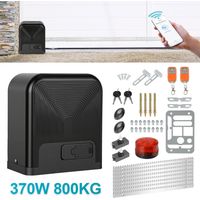 Randaco – Motorisation de portail coulissant 370W – Charge jusqu'à 800 kg – Vitesse 12 m/min – Bluetooth et 2 télécommandes – IP44 étanche