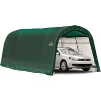 Garage en film plastique 610x300x240 cm – Résistant aux UV – Structure en acier avec stabilisateurs 3X – Montage rapide – Shelterlogic