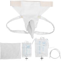 Sac collecteur d'urine féminin en silicone respirant, anti-fuite, sonde urinaire souple