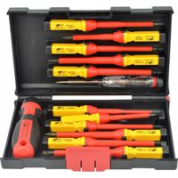Awtools Ensemble de tournevis isolés VDE 1000V noir