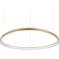Ideal Lux GEMINI 105 cm integrierte LED-Pendel-Deckenleuchte Messing, 3000 K