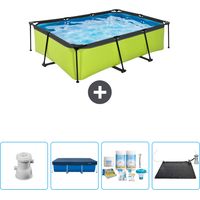 Exit-toys Piscina Exit Rettangolare - 220x150x65 cm - 7-pezzi SCB4